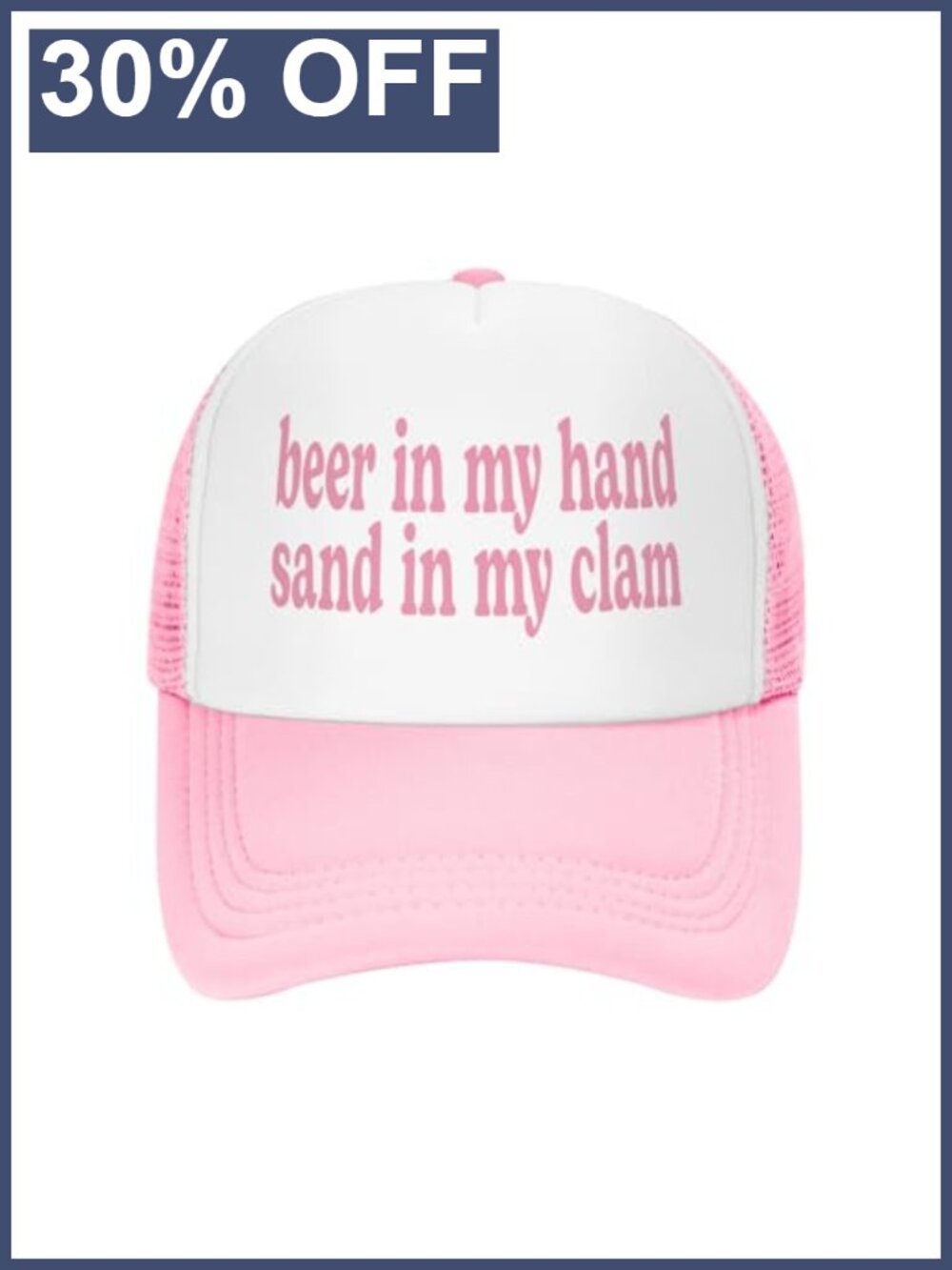 Unbranded Funny Trucker Hat Adjustable Snapback Breathable Mesh Summer